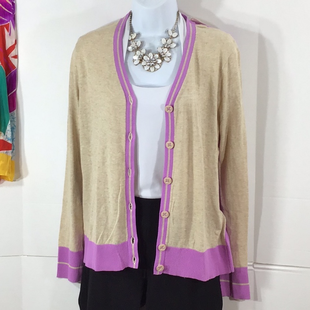 EP Pro Chelsea cotton cardigan sweater M NWT